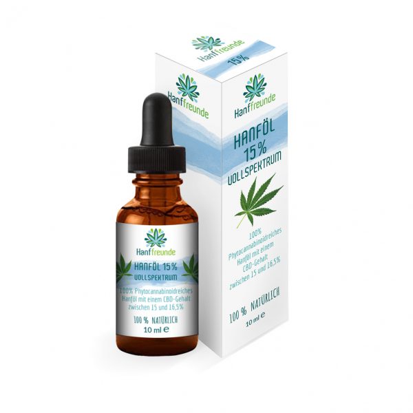 Vollspektrum Hanföl mit 15% CBD