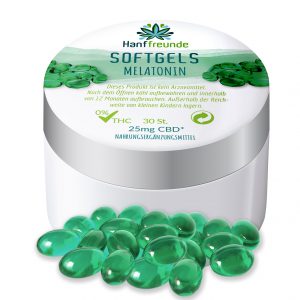 Softgels mit Melatonin und CBD