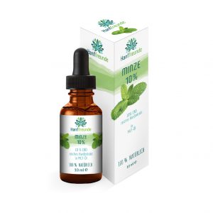 Vollspektrum Hanföl mit 10% CBD (Geschmack: Minze)