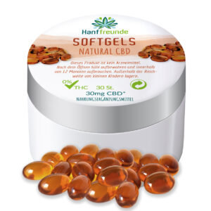 Softgels mit natürlichem CBD