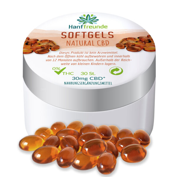 Softgels mit natürlichem CBD